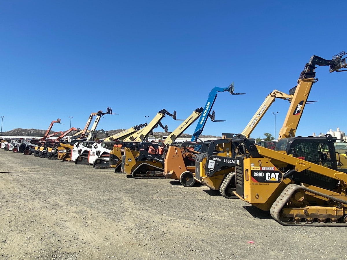 Heavy equipment rentals